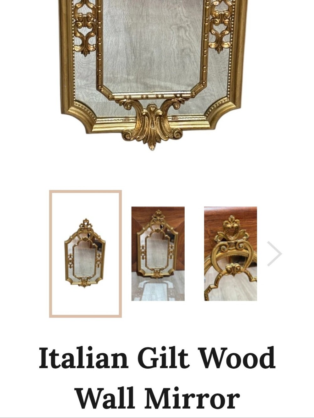 Italian Wall Mirror - Picture 7 of 7